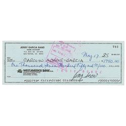 Jerry Garcia Signed Check