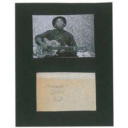 Mississippi John Hurt Signature
