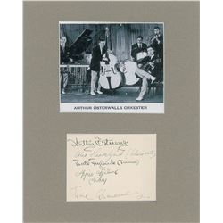 Arthur Osterwall's Orchestra Signatures