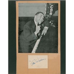 Fats Waller Signature