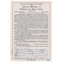 Johnny 'Guitar' Watson Signed Document
