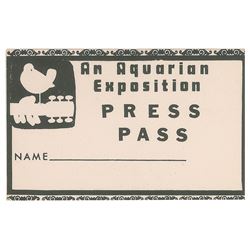 Woodstock Press Pass