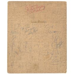 James Brown Signed Folio