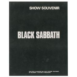 Black Sabbath Signed Program