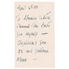 Image 1 : Earth, Wind & Fire: Maurice White Handwritten Notes
