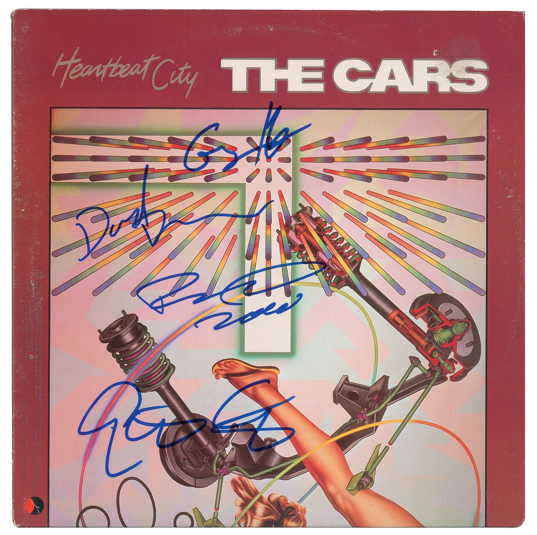 Cars Discography The Cars Signed Album