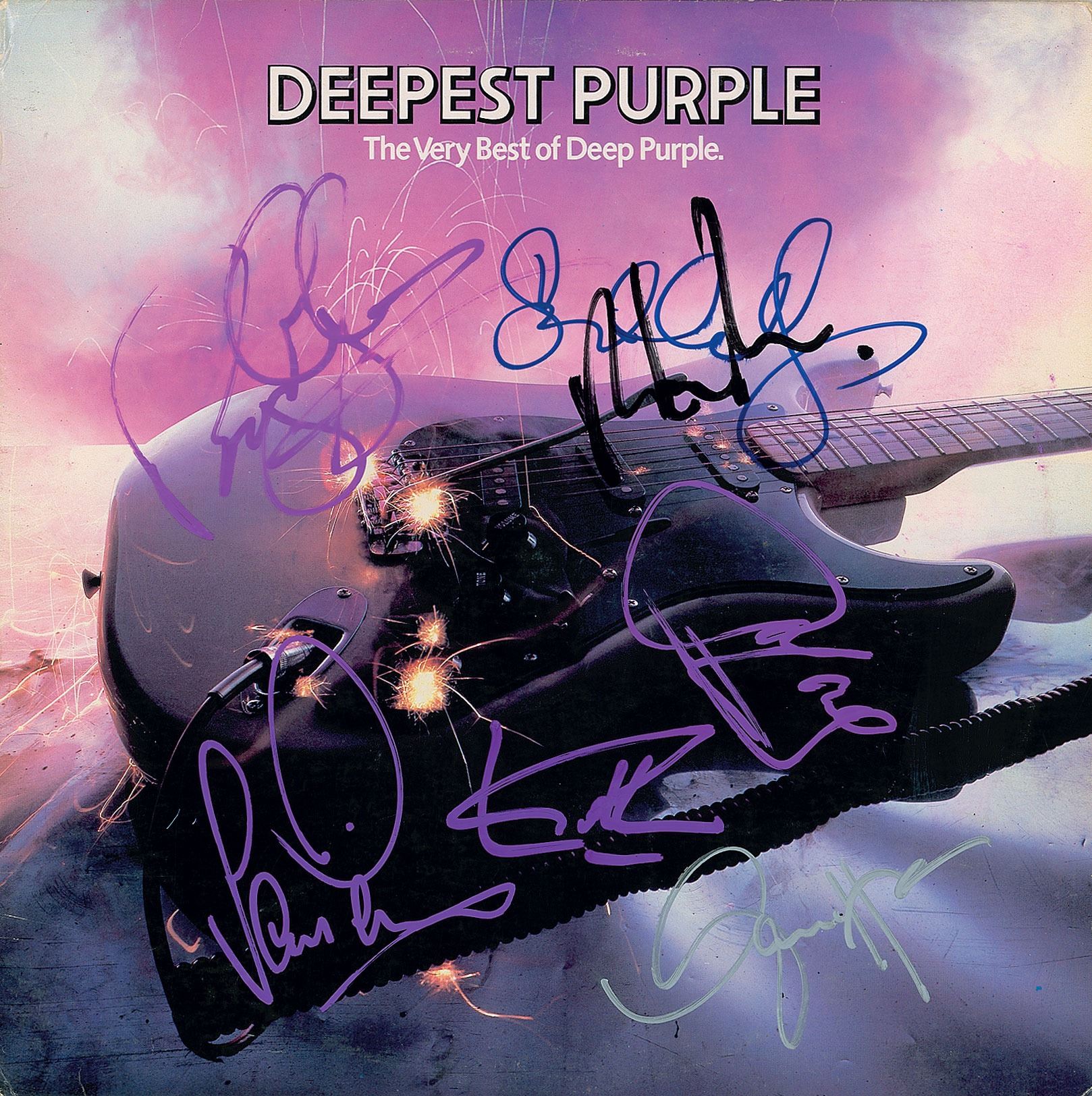 Deep Purple Signed Album Deep Purple Signed Album