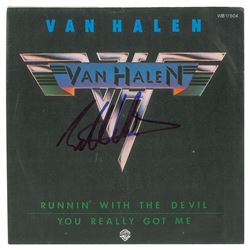 Eddie Van Halen Signed 45 RPM Record