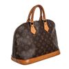 Image 2 : Louis Vuitton Monogram Canvas Leather Alma MM Handbag