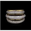 Image 2 : 1.74 ctw Diamond Ring - 14KT Two-Tone Gold