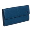 Image 2 : Louis Vuitton Blue Epi Leather Sarah Wallet