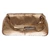 Image 1 : Fendi Rose Gold Snakeskin Small Clutch Handbag