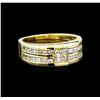 Image 1 : 14KT Yellow Gold 1.64 ctw Diamond Ring