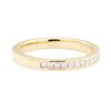 Image 1 : 0.30 ctw Channel Set Diamond Band - 18KT Yellow Gold