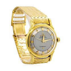 Omega Men's Constellation Wristwatch - 18KT Yellow Gold