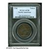 Image 1 : 1781 TOKEN North American Token AU58 PCGS. Breen-