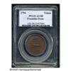 Image 3 : 1794 TOKEN Franklin Press Token AU58 PCGS. Breen-