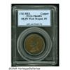 Image 1 : 1783 1C Washington & Independence Cent, Draped Bu