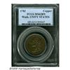 Image 3 : 1783 1C Washington Unity States Cent MS62 Brown P