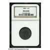 Image 3 : 1804 1/2 C Plain 4, No Stems MS64 Brown NGC. B-10