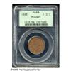 Image 1 : 1849 1/2 C Large Date MS64 Brown PCGS. B-4, C-1, 