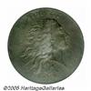 Image 1 : 1793 1C Wreath Cent--Vine and Bars--Corroded--ANA