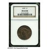 Image 1 : 1818 1C MS64 Red and Brown NGC. N-10, R.1. One of