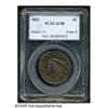 Image 1 : 1821 1C AU58 PCGS. N-1, R.1. This richly toned ne