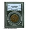 Image 1 : 1857 1C Small Date MS64 Red and Brown PCGS. N-2, 