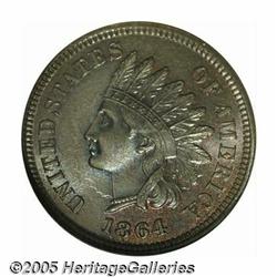 1864 1C L On Ribbon MS67 Brown NGC. The 1864-L wa