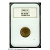 Image 1 : 1865 1C Fancy 5 MS65 Red and Brown NGC. Only the 