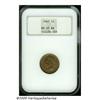 Image 1 : 1867 1C MS65 Red and Brown NGC. The orange-gold c