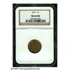 Image 1 : 1871 1C MS64 Red and Brown NGC. A bright green-go