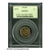 Image 1 : 1875 1C MS63 Red PCGS. This brick-red older holde