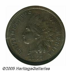 1877 1C AU55 NGC. An exceedingly well detailed Ch