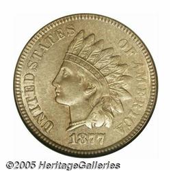 1877 1C --Cleaned--ANACS. Unc Details, Net AU55. 