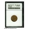 Image 3 : 1877 1C --Cleaned--ANACS. Unc Details, Net AU55. 