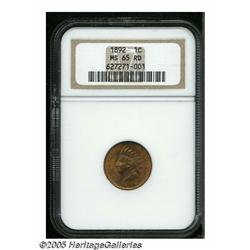 1892 1C MS65 Red NGC. This amazingly attractive G