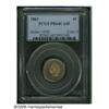 Image 1 : 1863 1C PR64 Cameo PCGS. The design features are 