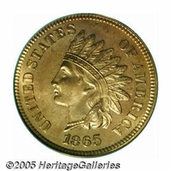 1865 1C PR64 Red PCGS. The surfaces are generally