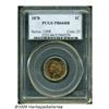 Image 1 : 1878 1C PR66 Red and Brown PCGS. Razor-sharp with