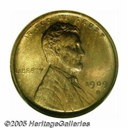 1909-S VDB 1C MS65 Red and Brown NGC. A sharply s