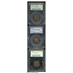 1910-S 1C MS65 Red and Brown PCGS, intricately st