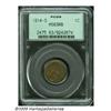 Image 1 : 1914-S 1C MS63 Red and Brown PCGS. The pale-gold 