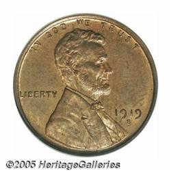 1919-S 1C MS64 Red PCGS. Well struck, highly lust