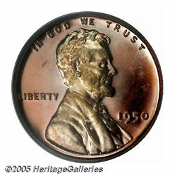 1950 1C PR66 Red Deep Cameo PCGS. Dazzling orange