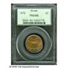 Image 1 : 1872 2C PR64 Red and Brown PCGS. Bright golden-or