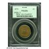 Image 1 : 1873 2C Open 3 PR62 Brown PCGS. A nicely struck f