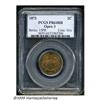 Image 1 : 1873 2C Open 3 PR64 Red and Brown PCGS. Sharply s