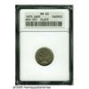 Image 3 : 1870 3CN MS63 ANACS. MPD-001. The plate coin from